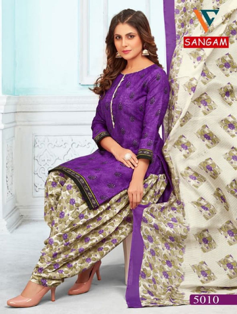 Vandana Sangam Vol 5 Printed Cotton Dress Material
